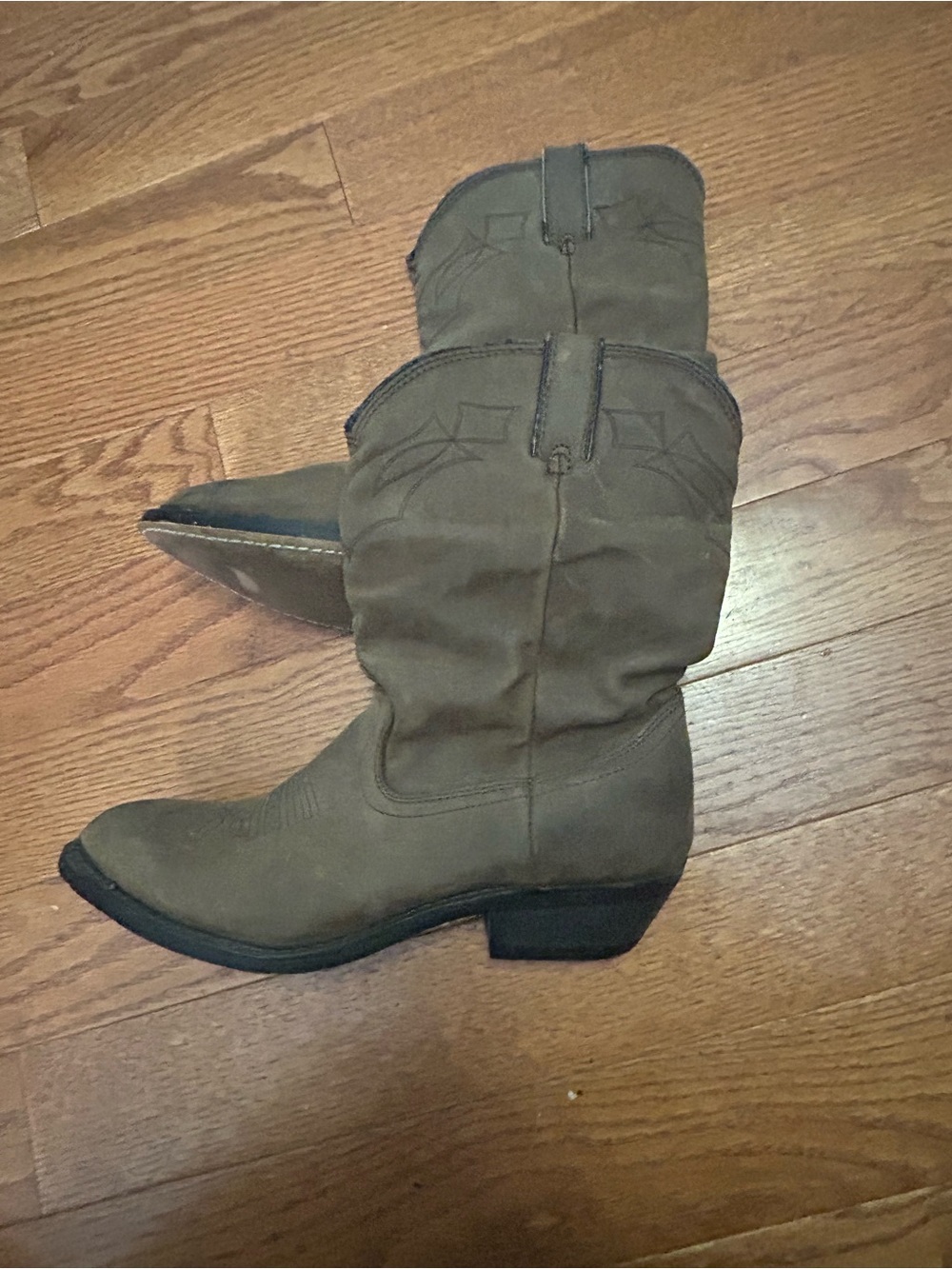 Brown Western Mid-Calf Women's Boots